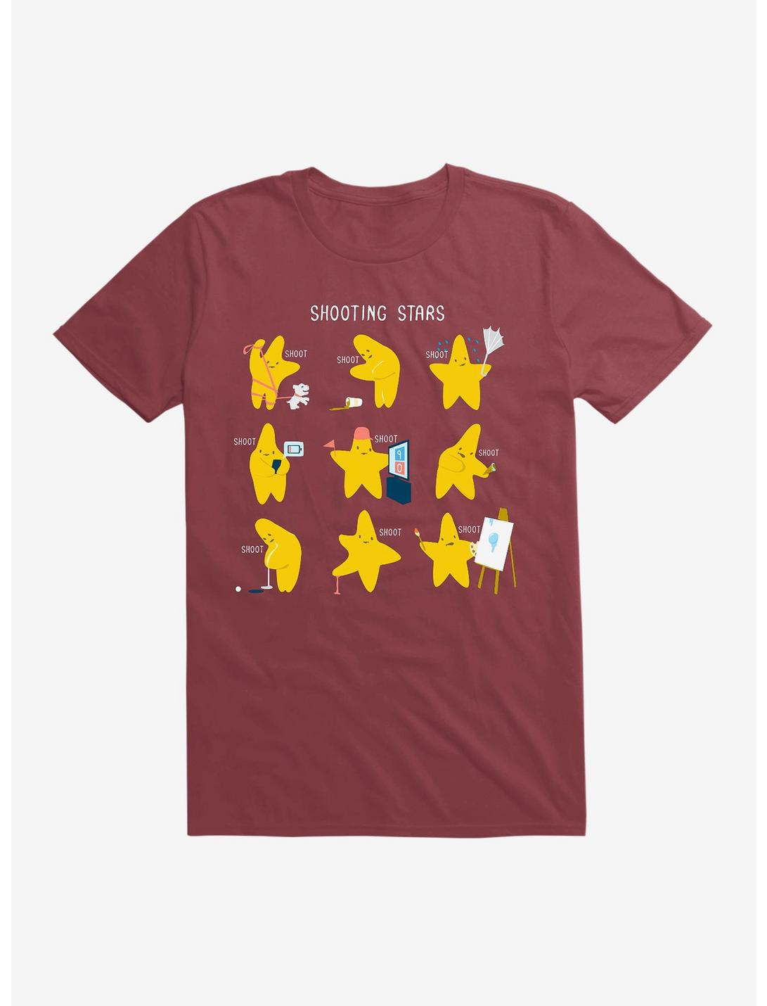Shooting Stars! T-Shirt, SCARLET, hi-res