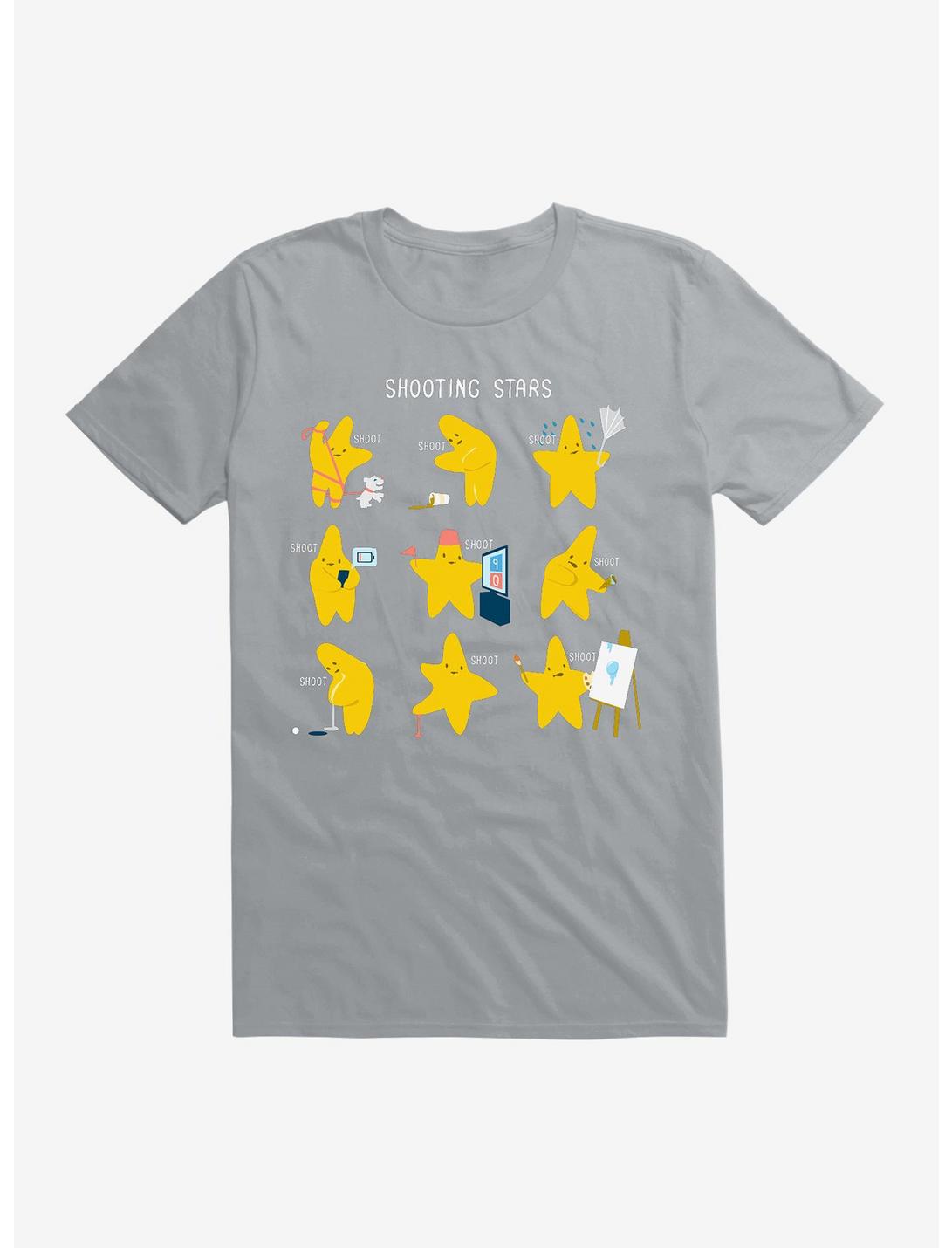 Shooting Stars! T-Shirt, SILVER, hi-res