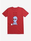 Strange Planet And Yet T-Shirt, RED, hi-res