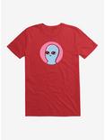 Strange Planet Centered Icon T-Shirt, RED, hi-res