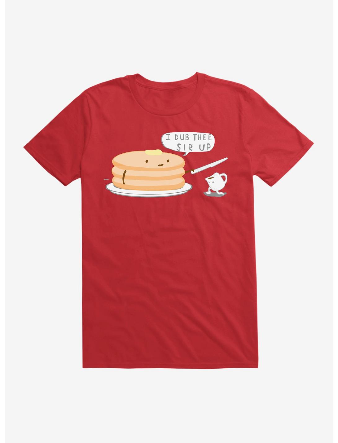 Knight Of The Breakfast Table! T-Shirt, RED, hi-res
