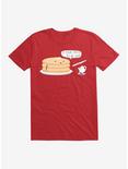 Knight Of The Breakfast Table! T-Shirt, RED, hi-res