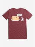 Knight Of The Breakfast Table! T-Shirt, SCARLET, hi-res