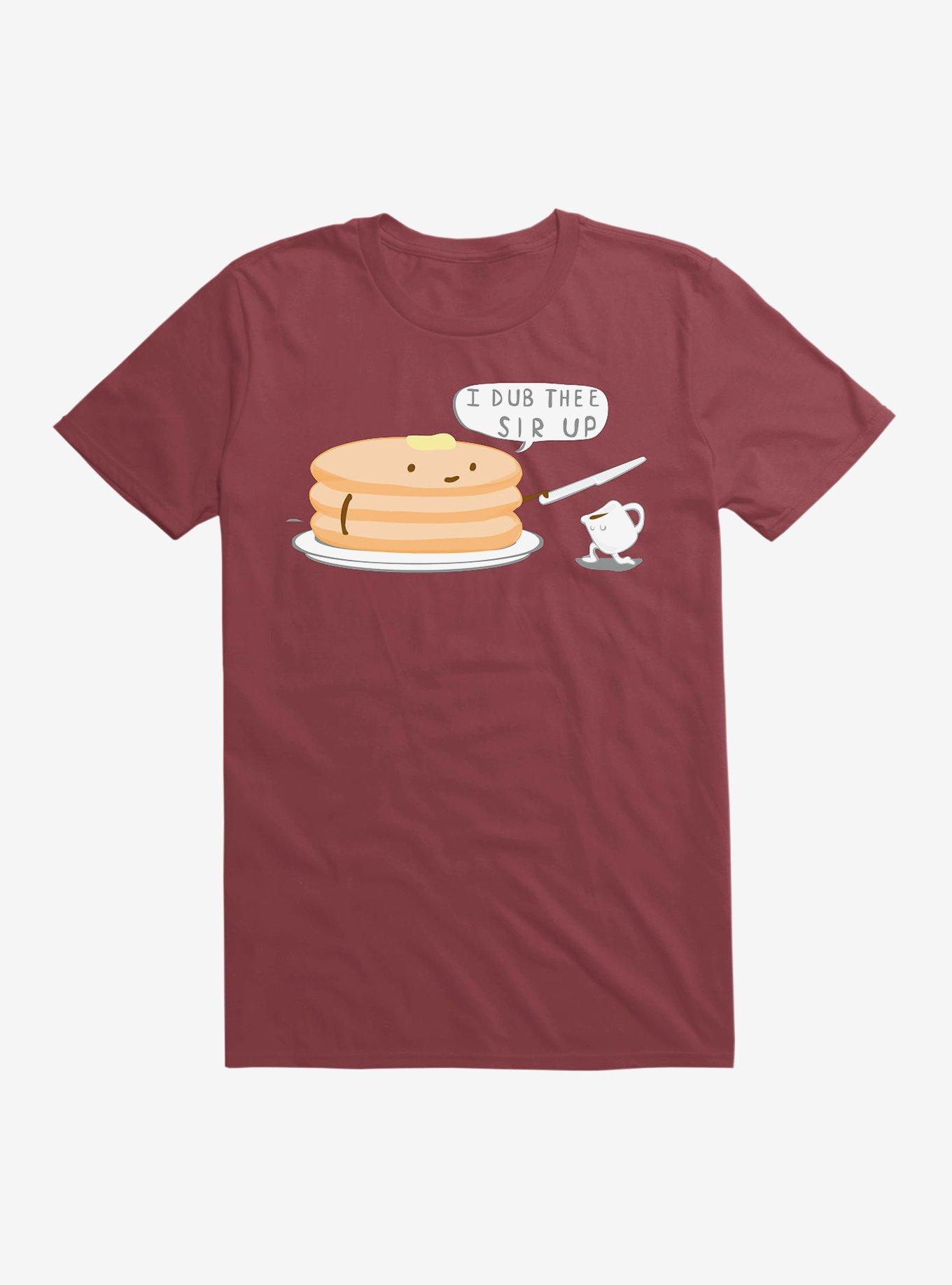 Knight Of The Breakfast Table! T-Shirt, SCARLET, hi-res