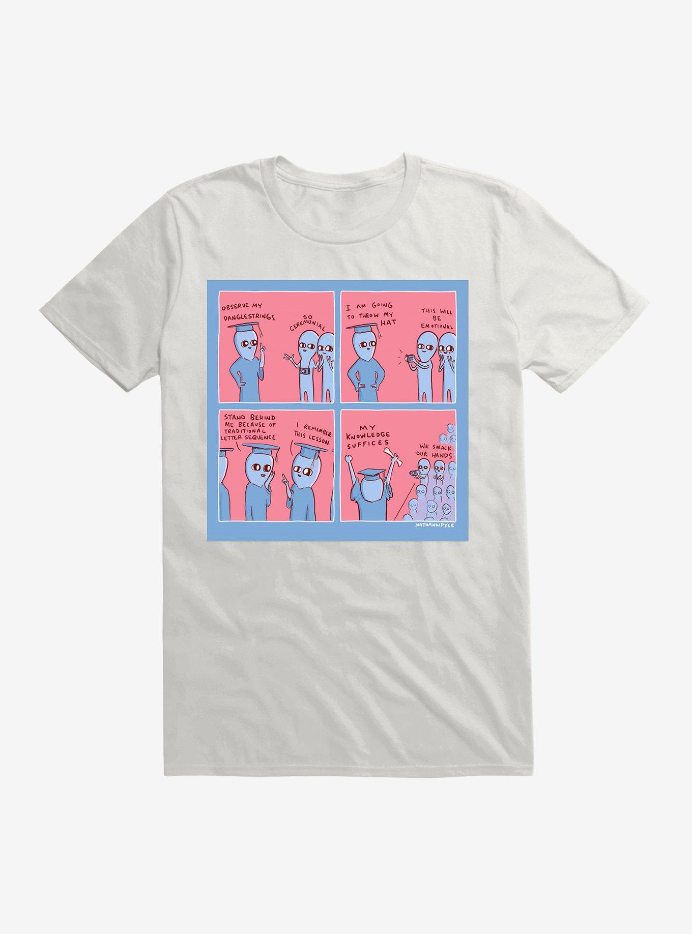 Strange Planet Knowledge Suffices T-Shirt, WHITE, hi-res