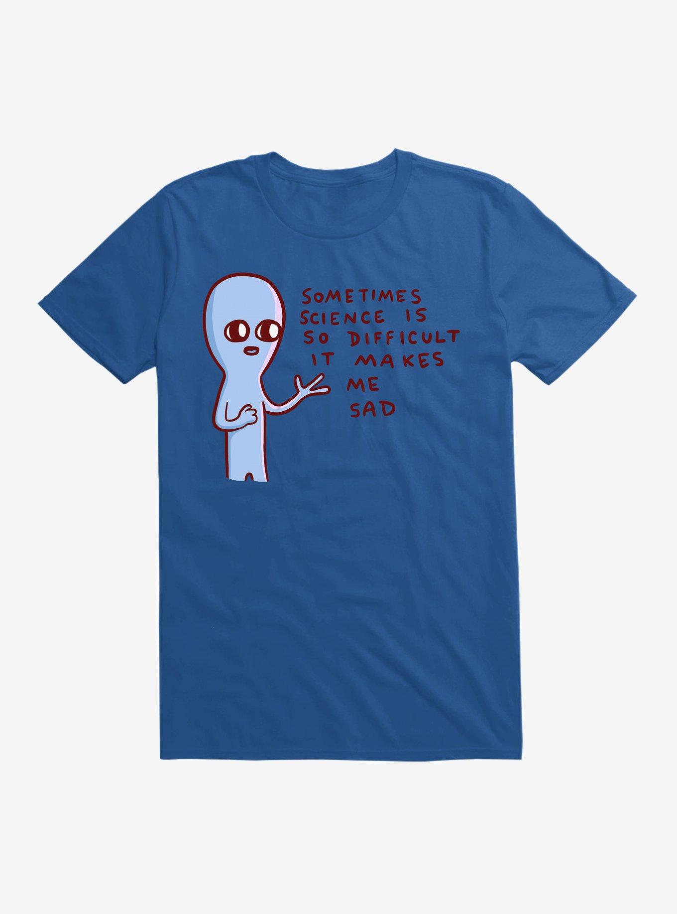 Strange Planet Science T-Shirt, ROYAL, hi-res
