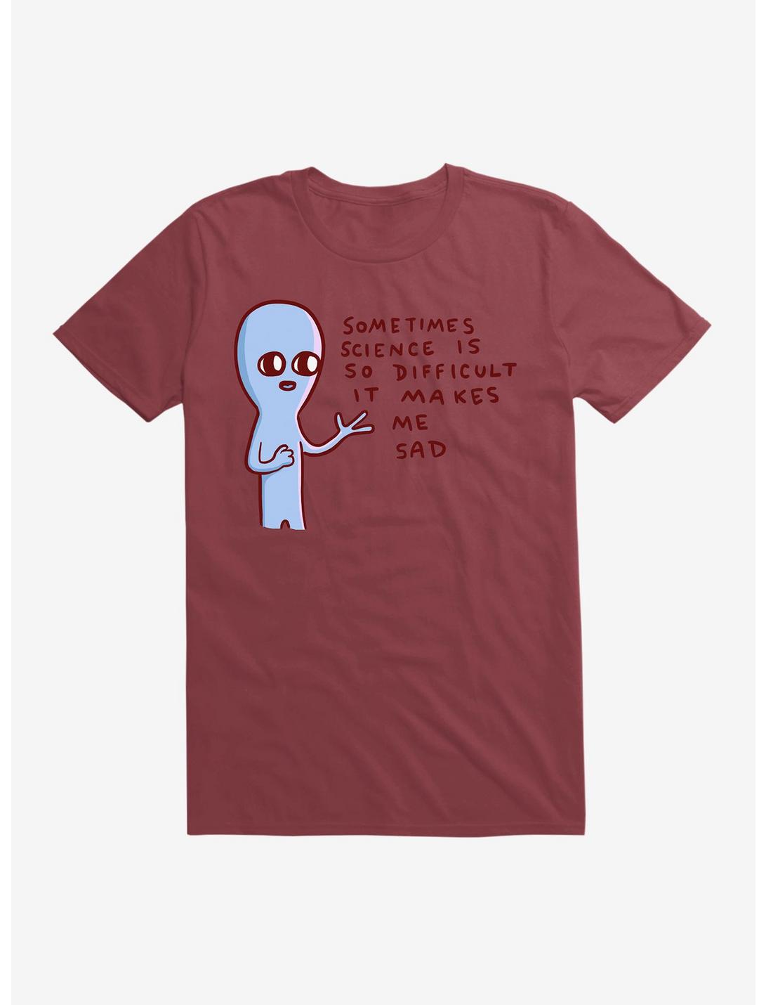 Strange Planet Science T-Shirt, SCARLET, hi-res