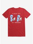 Strange Planet Vibrating In Russian T-Shirt, RED, hi-res