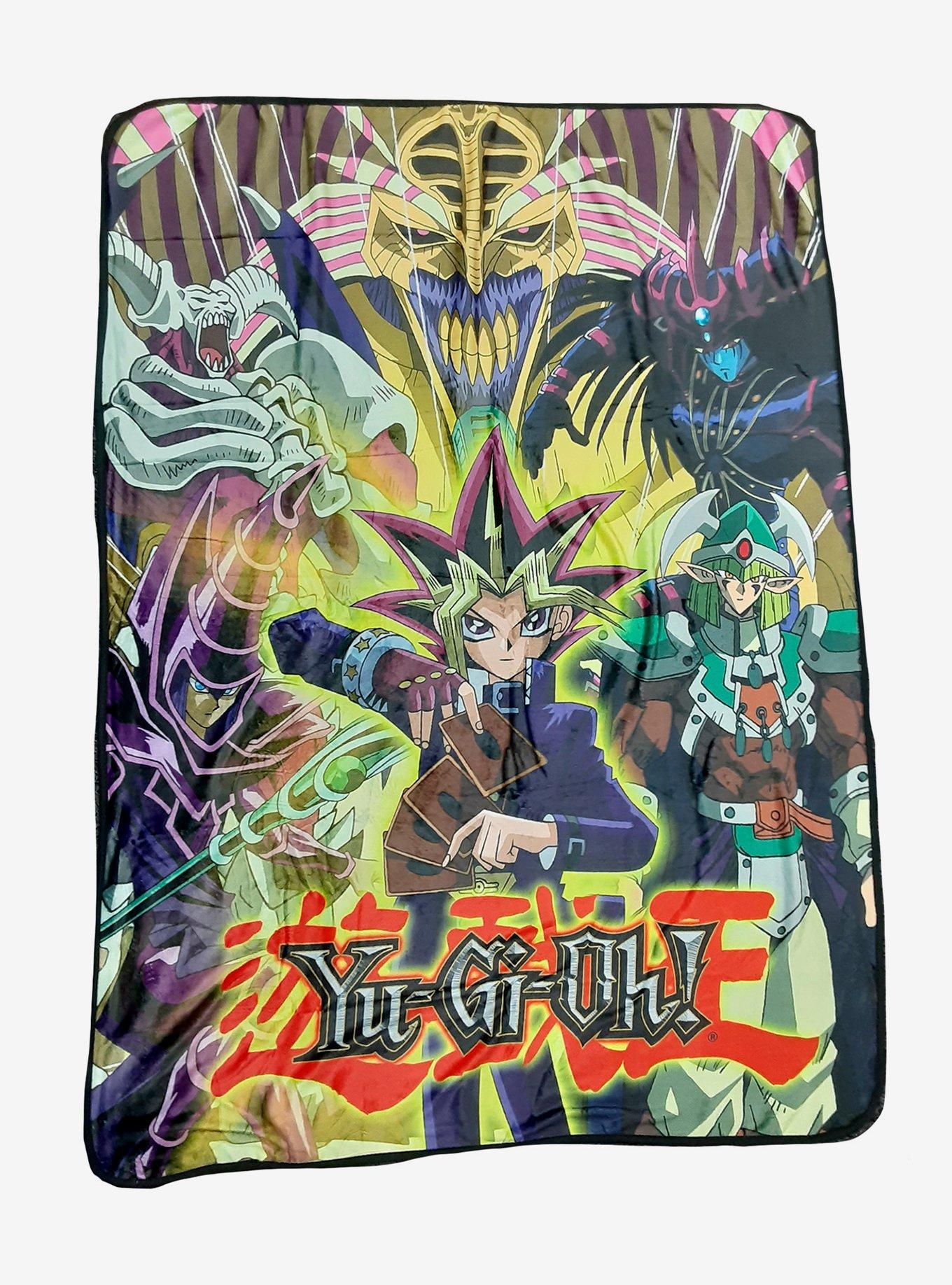 Yu-Gi-Oh Characters Throw Blanket, , hi-res