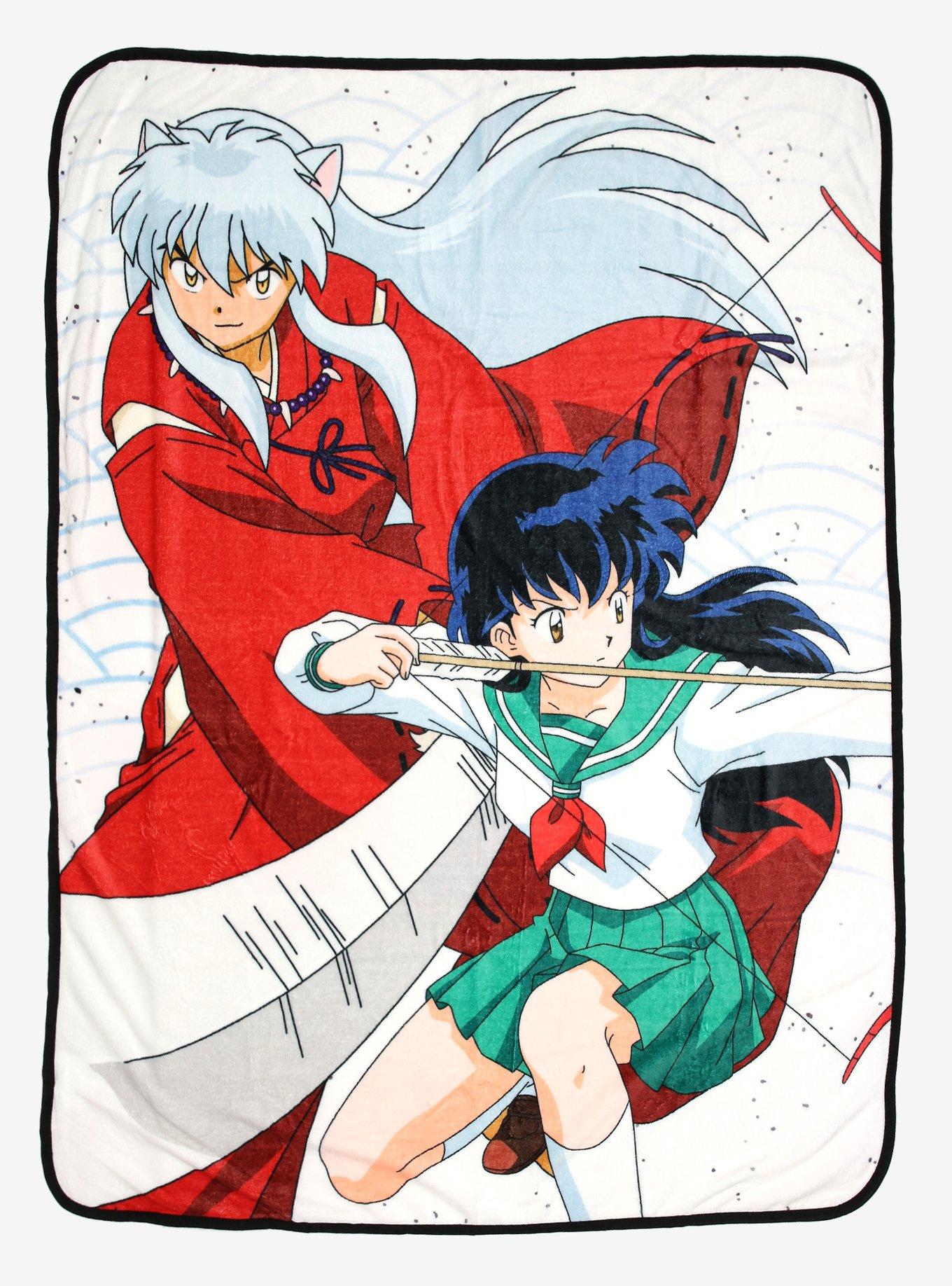 InuYasha Kagome Duo Throw Blanket