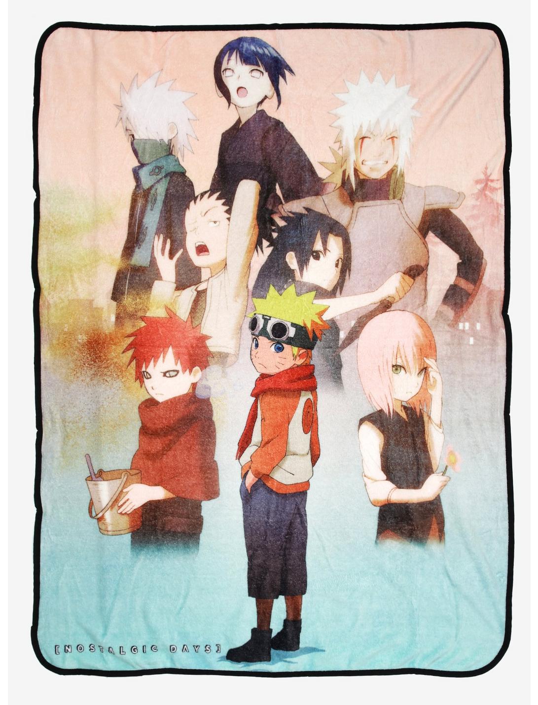Naruto Shippuden Nostalgic Days Throw Blanket, , hi-res