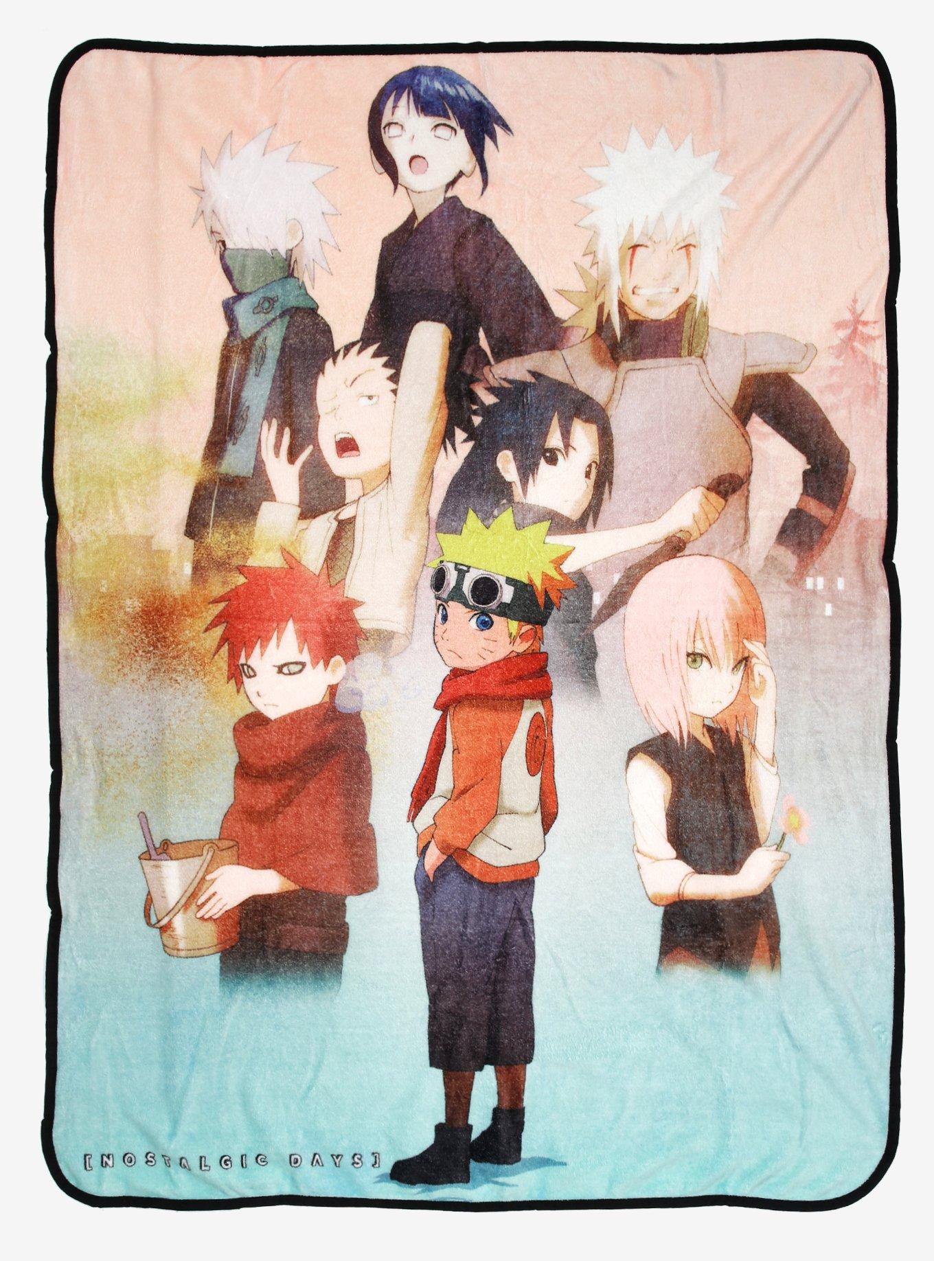 Naruto Shippuden Nostalgic Days Throw Blanket