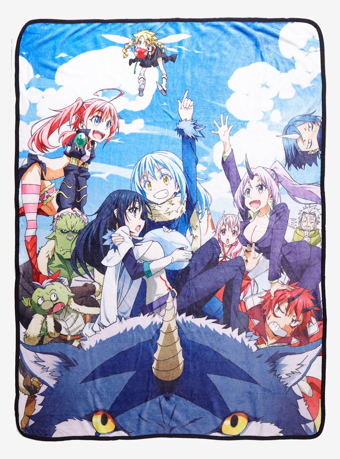 That Time I Got Reincarnated As A Slime Group Throw Blanket, , hi-res