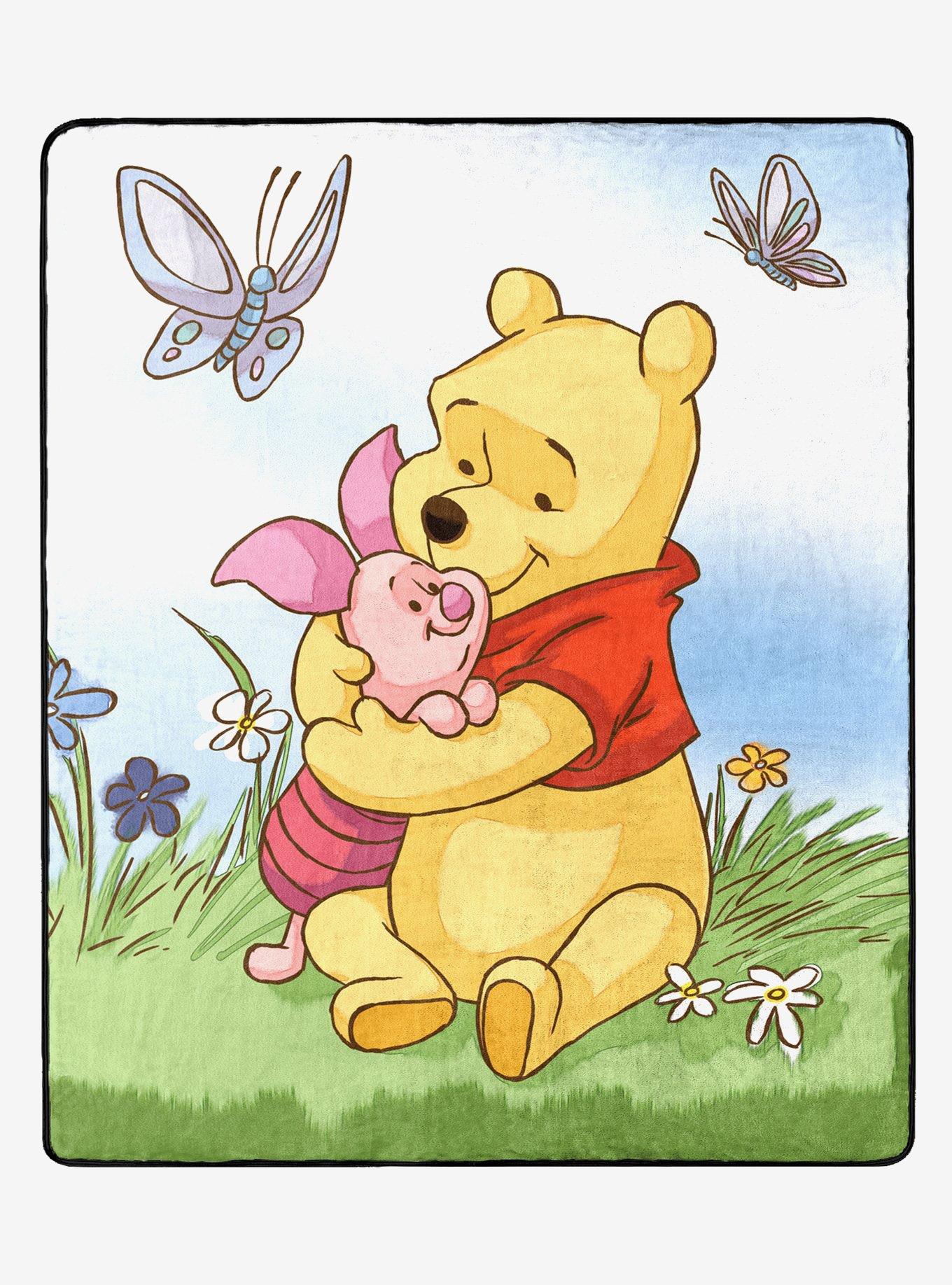 Disney Winnie The Pooh Piglet Hug Throw Blanket, , hi-res