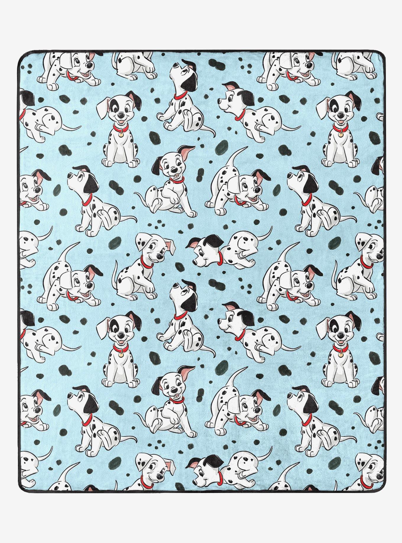 Disney 101 Dalmatians Dogs And Spots Throw Blanket Hot Topic