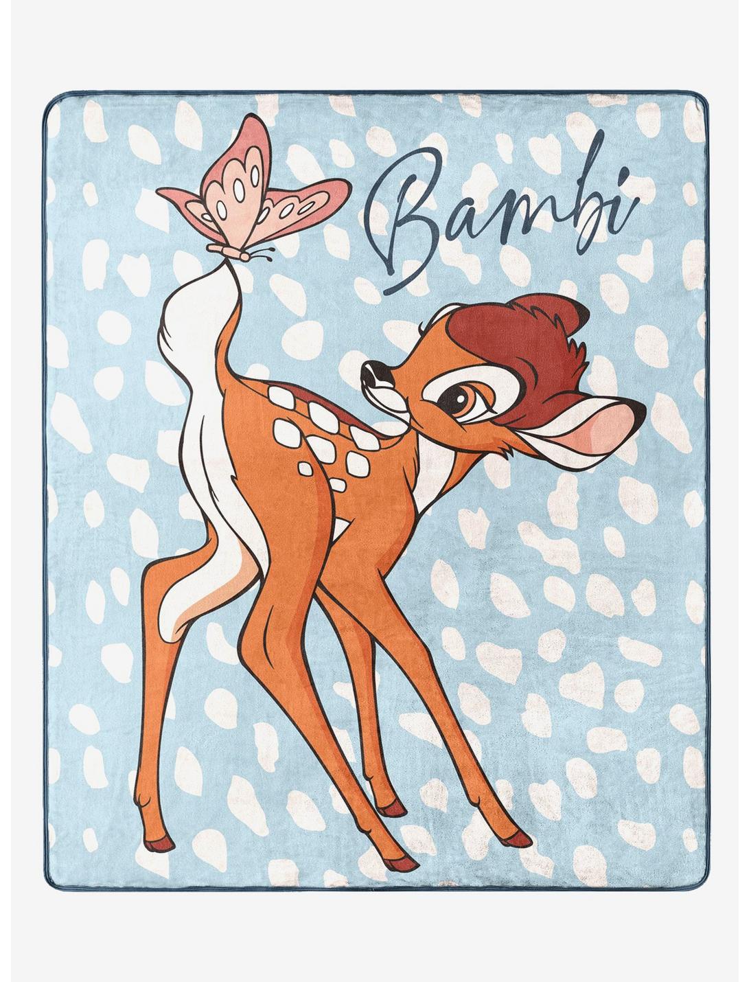 Disney Bambi Bambi & Butterfly Throw Blanket, , hi-res