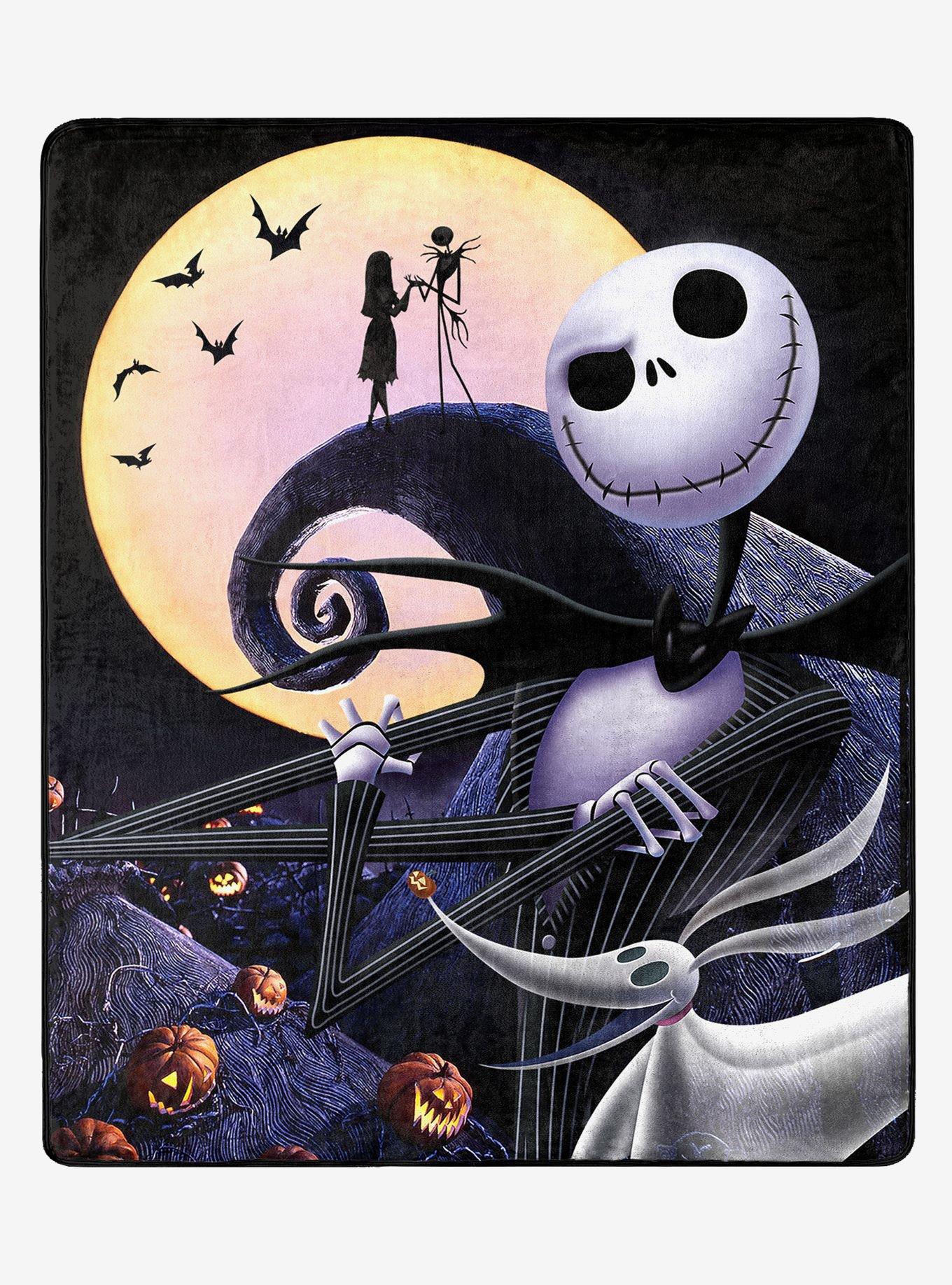 The Nightmare Before Christmas Jack & Zero Throw Blanket