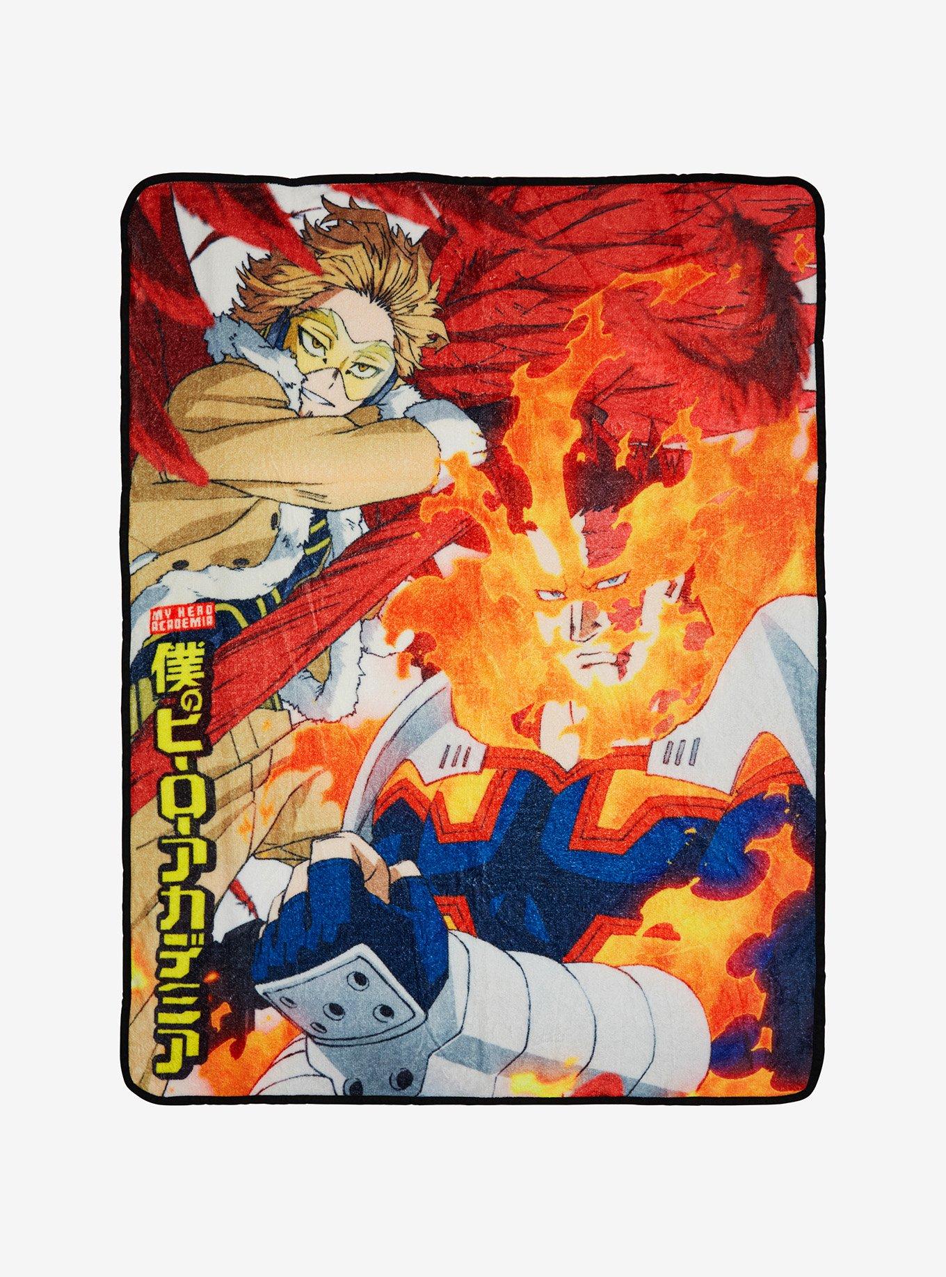 My Hero Academia Hawks Endeavor Throw Blanket