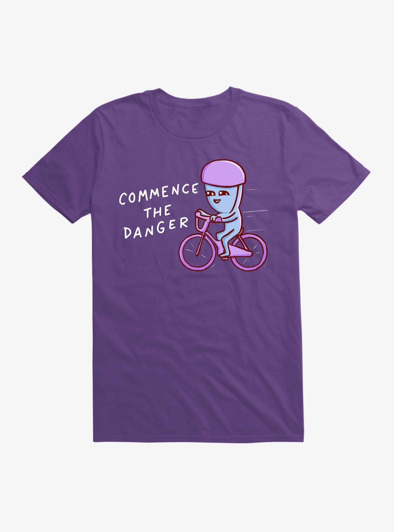 Strange Planet Commence The Danger T-Shirt, PURPLE, hi-res