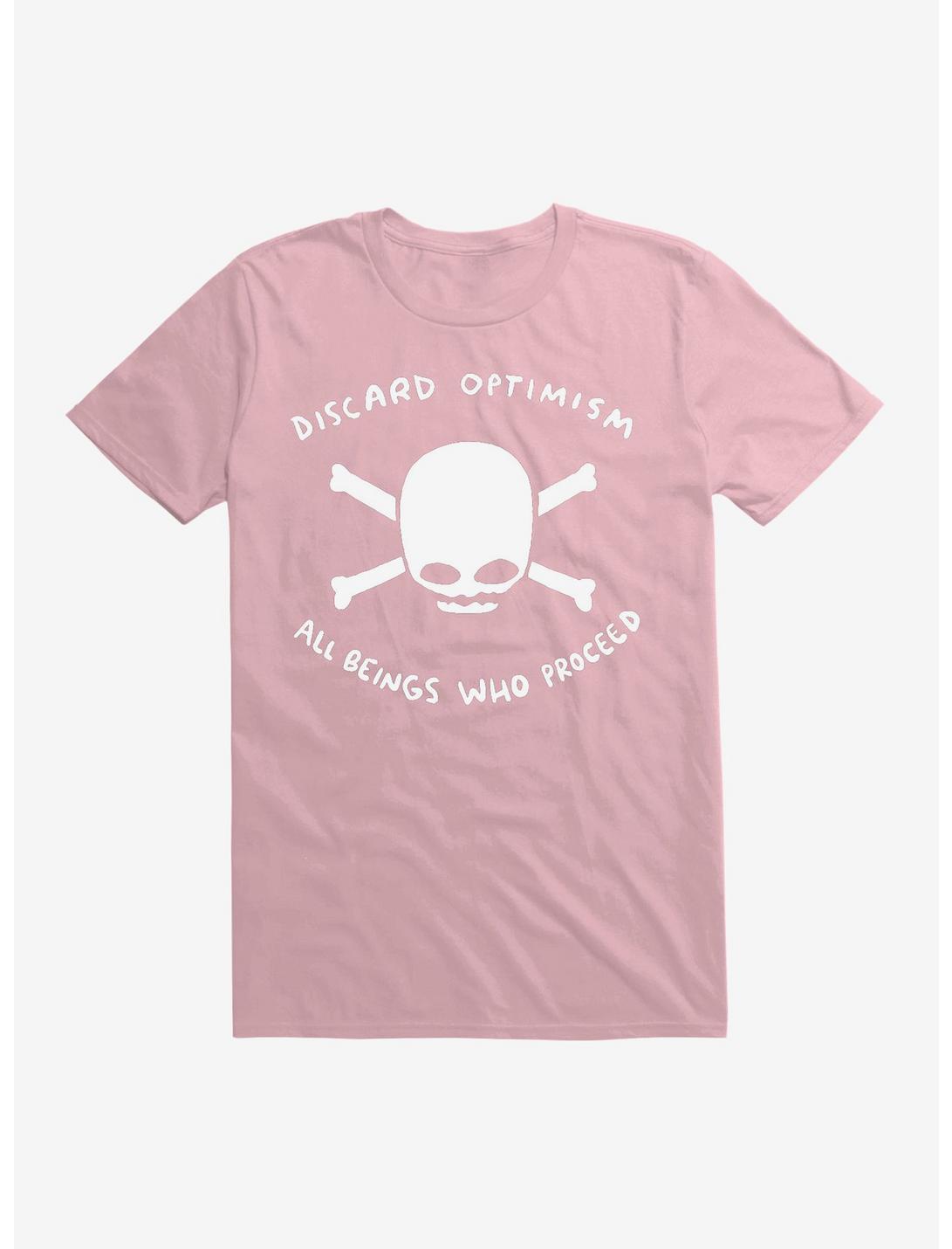 Strange Planet Discard Optimism T-Shirt, LIGHT PINK, hi-res