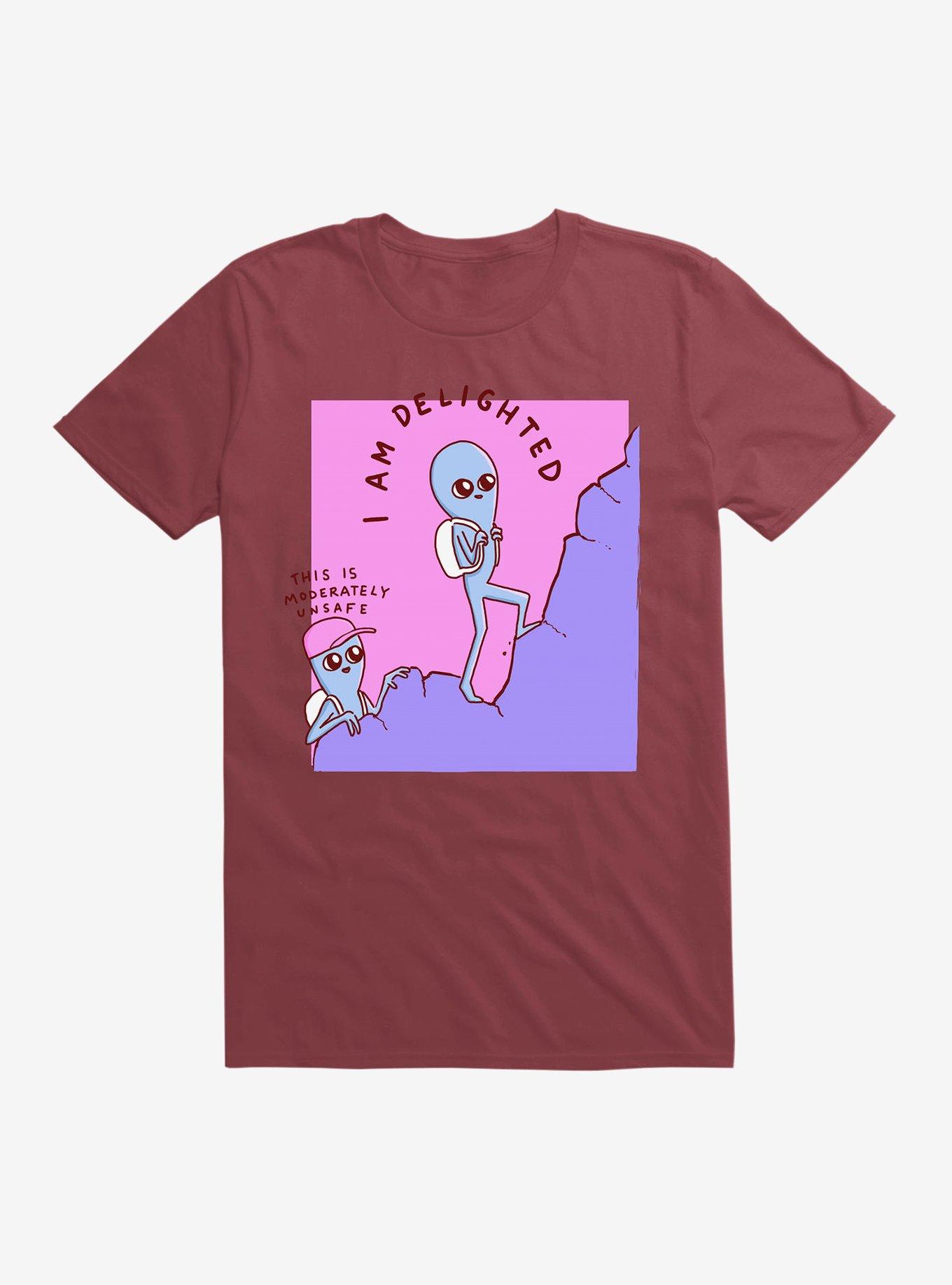 Strange Planet Moderately Unsafe T-Shirt, , hi-res