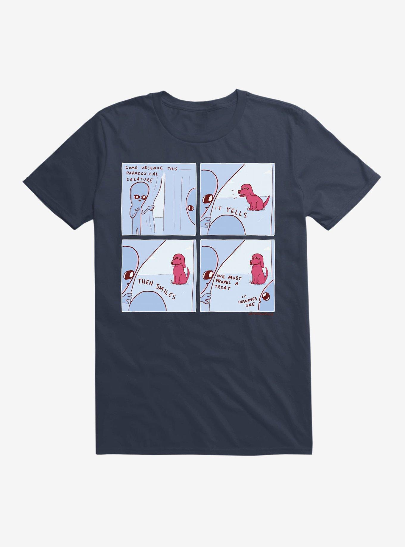 Strange Planet Paradoxical T-Shirt, NAVY, hi-res