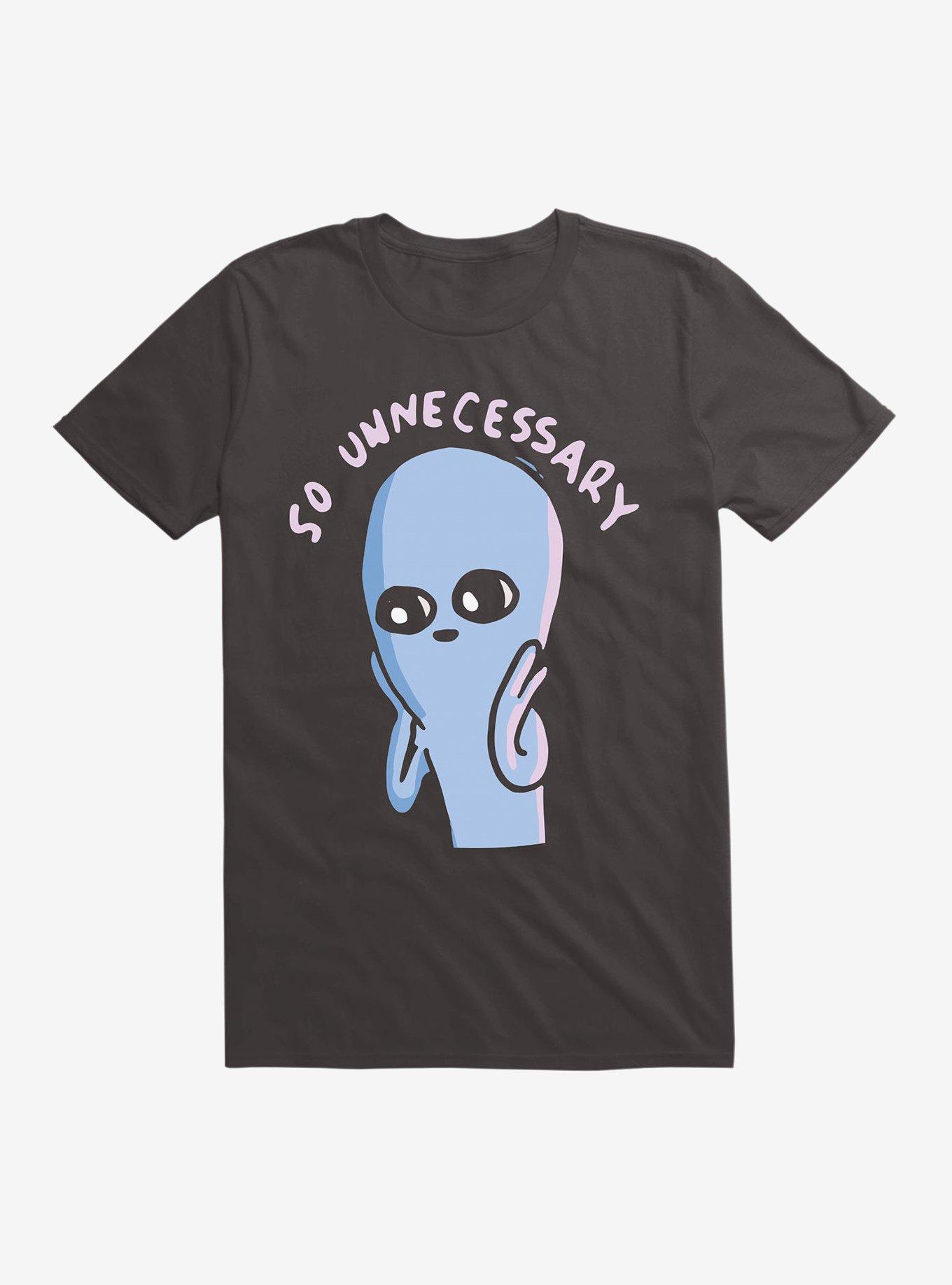 Strange Planet So Unnecessary T-Shirt, BLACK, hi-res