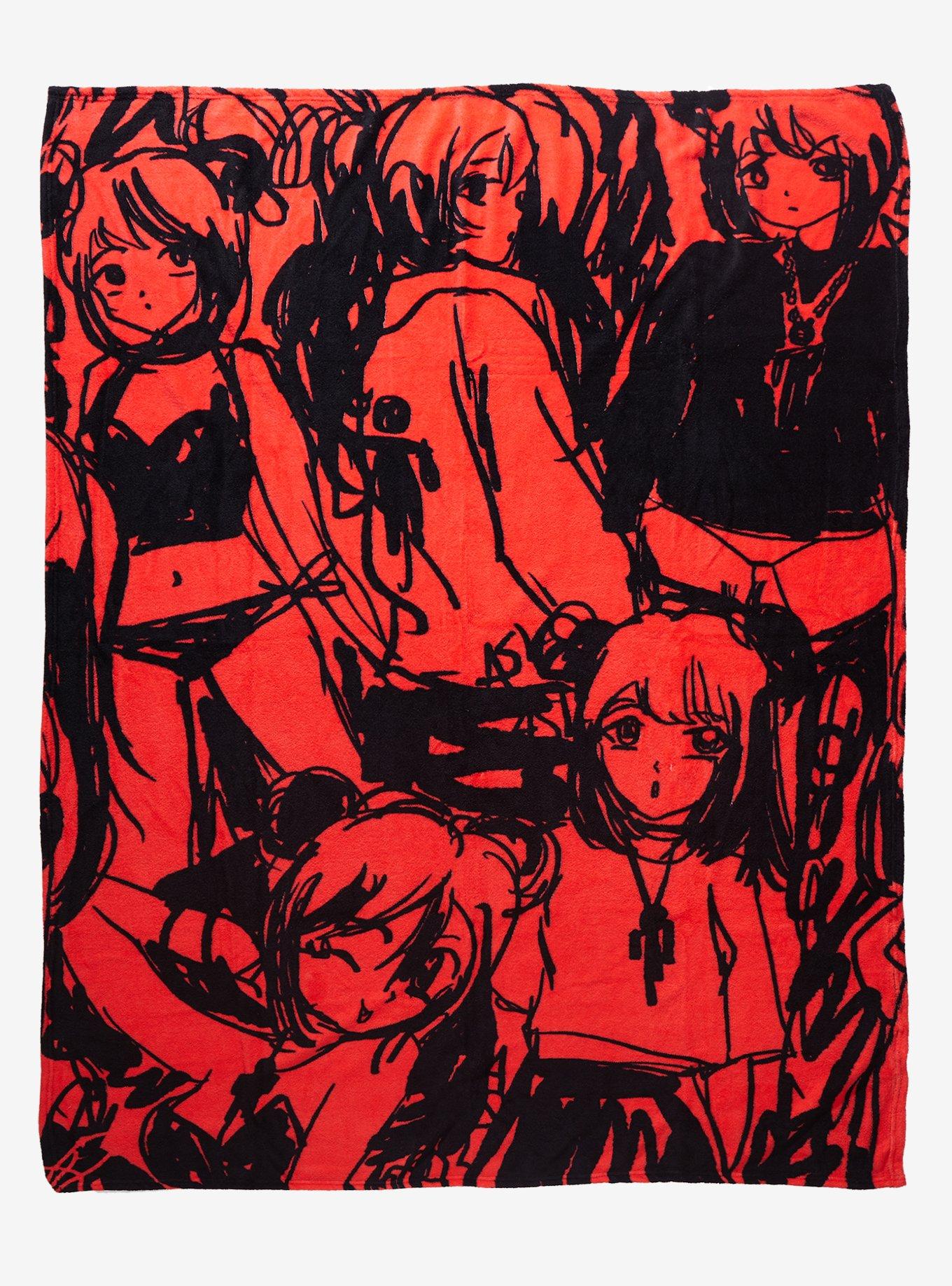 Hot topic anime online blankets