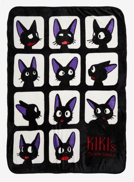 Studio Ghibli Kiki's Delivery Service Lily & 2024 Jiji Window Tapestry Throw