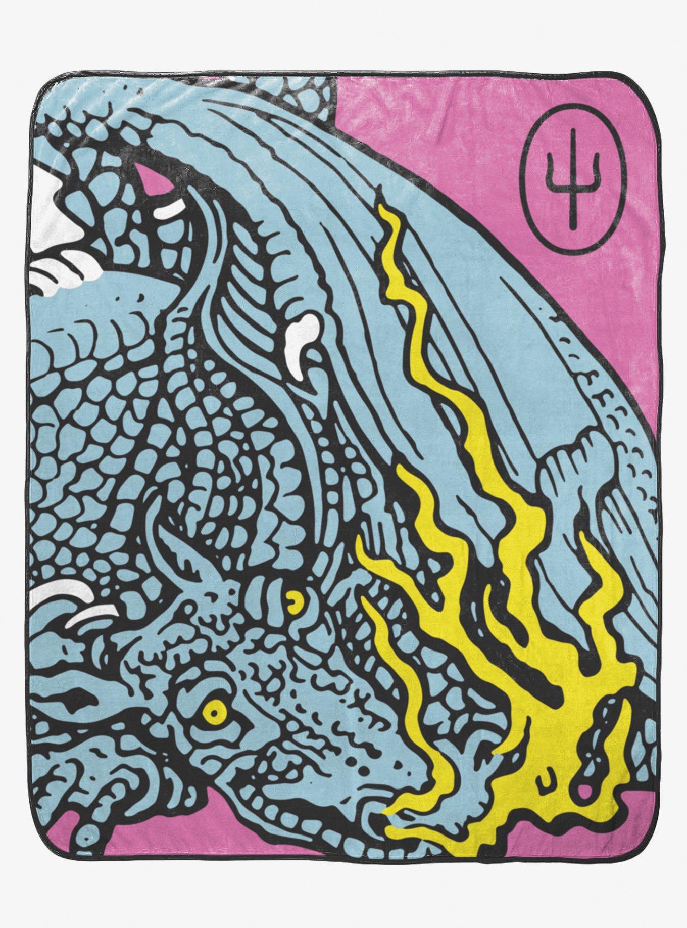 Twenty One Pilots Scaled And Icy Throw Blanket Hot Topic