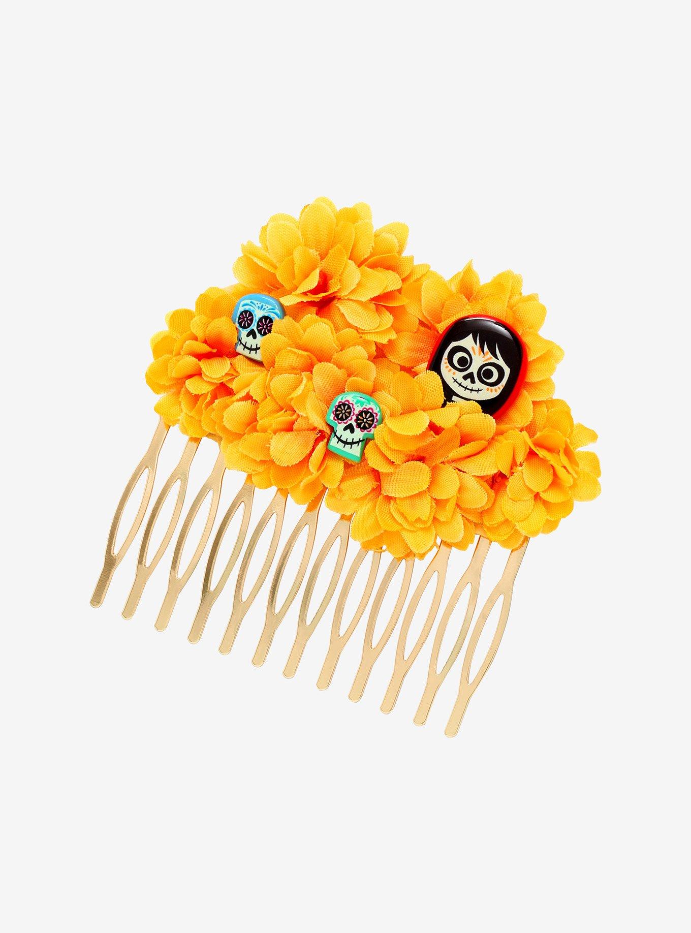 Disney Pixar Coco Marigold Flowers Hair Accessory - BoxLunch Exclusive