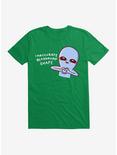 Strange Planet Inaccurate Bloodpump Shape T-Shirt, KELLY GREEN, hi-res