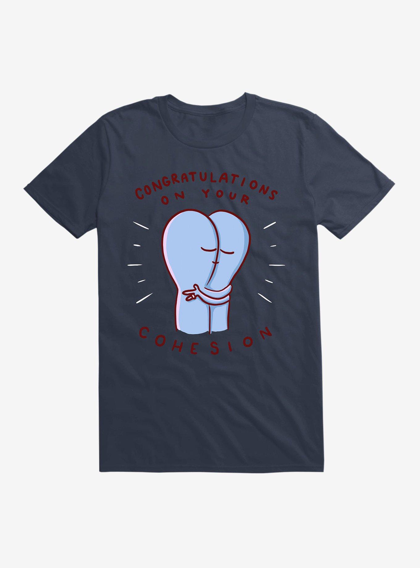 Strange Planet Congratulations On Your Cohesion T-Shirt, NAVY, hi-res