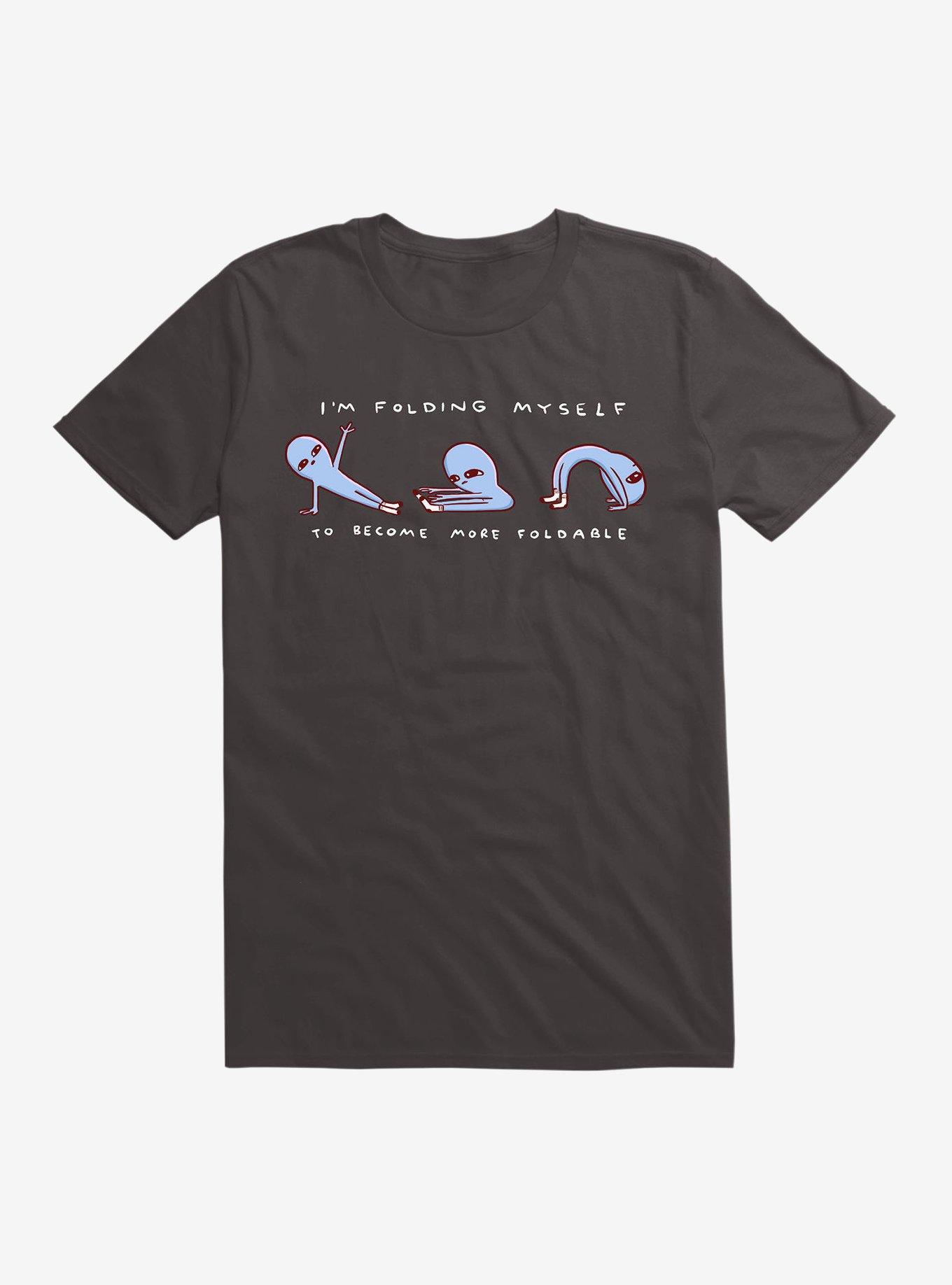 Strange Planet Foldable T-Shirt, BLACK, hi-res