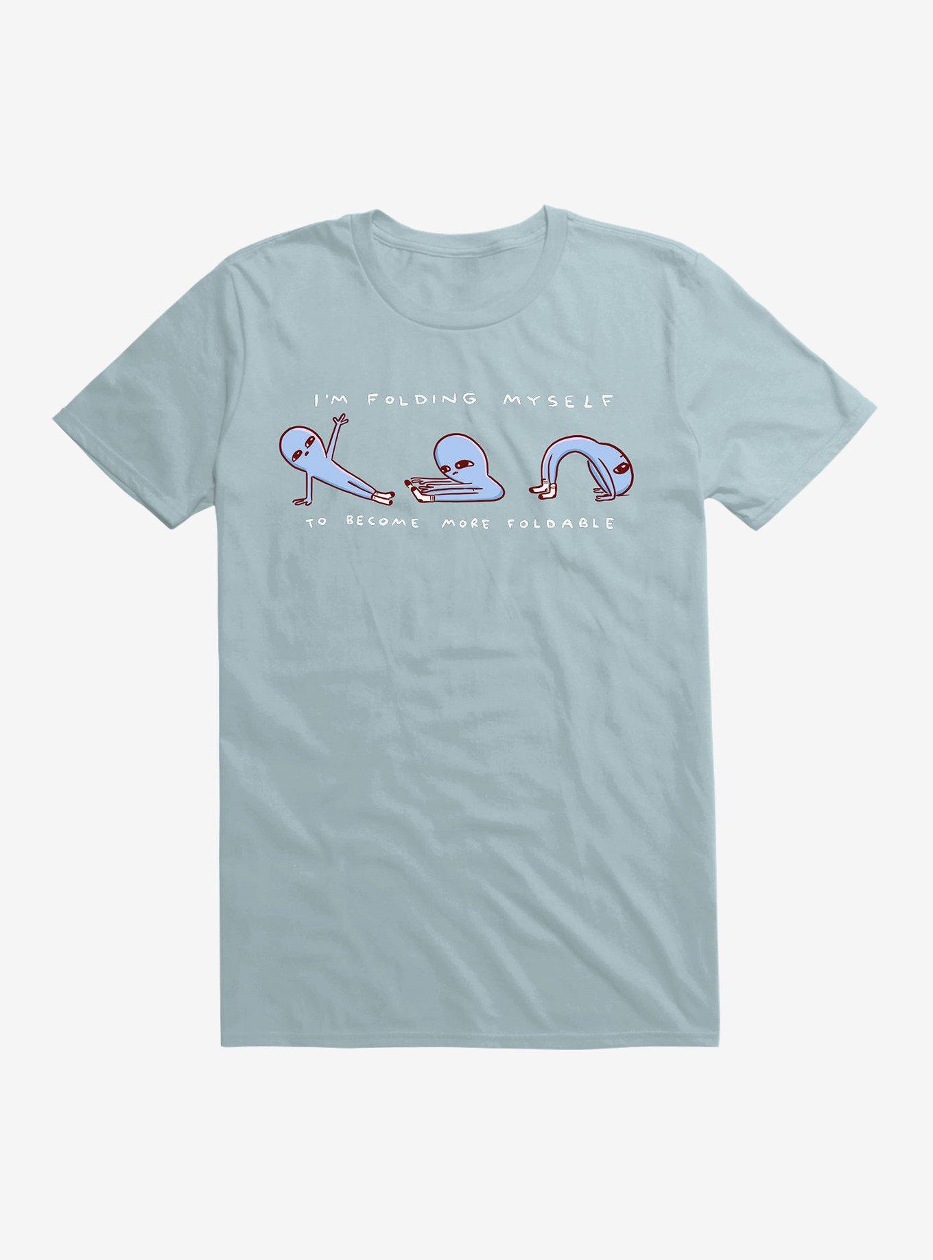 Strange Planet Foldable T-Shirt, LIGHT BLUE, hi-res