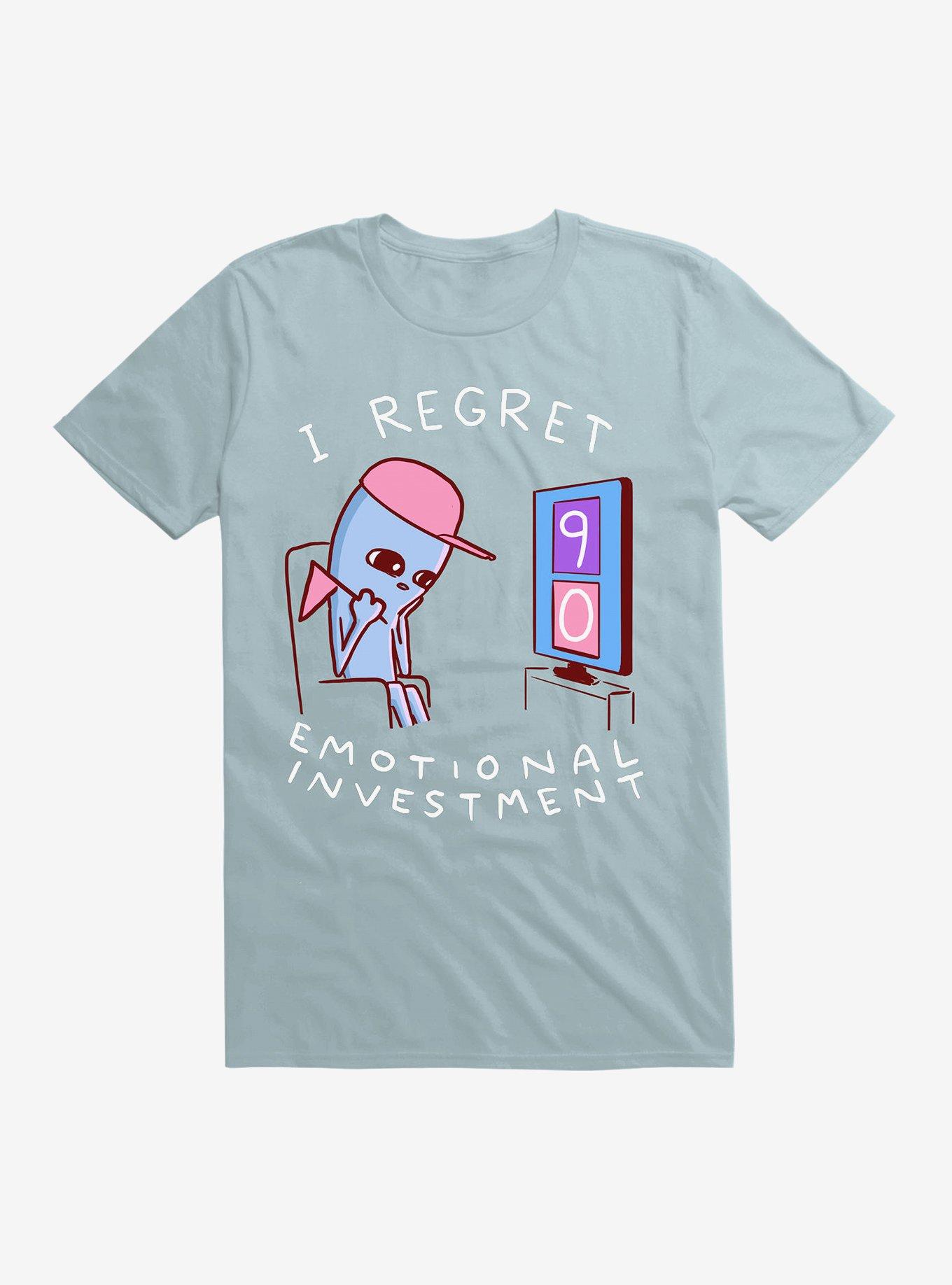 Strange Planet I Regret Emotional Investment T-Shirt, LIGHT BLUE, hi-res