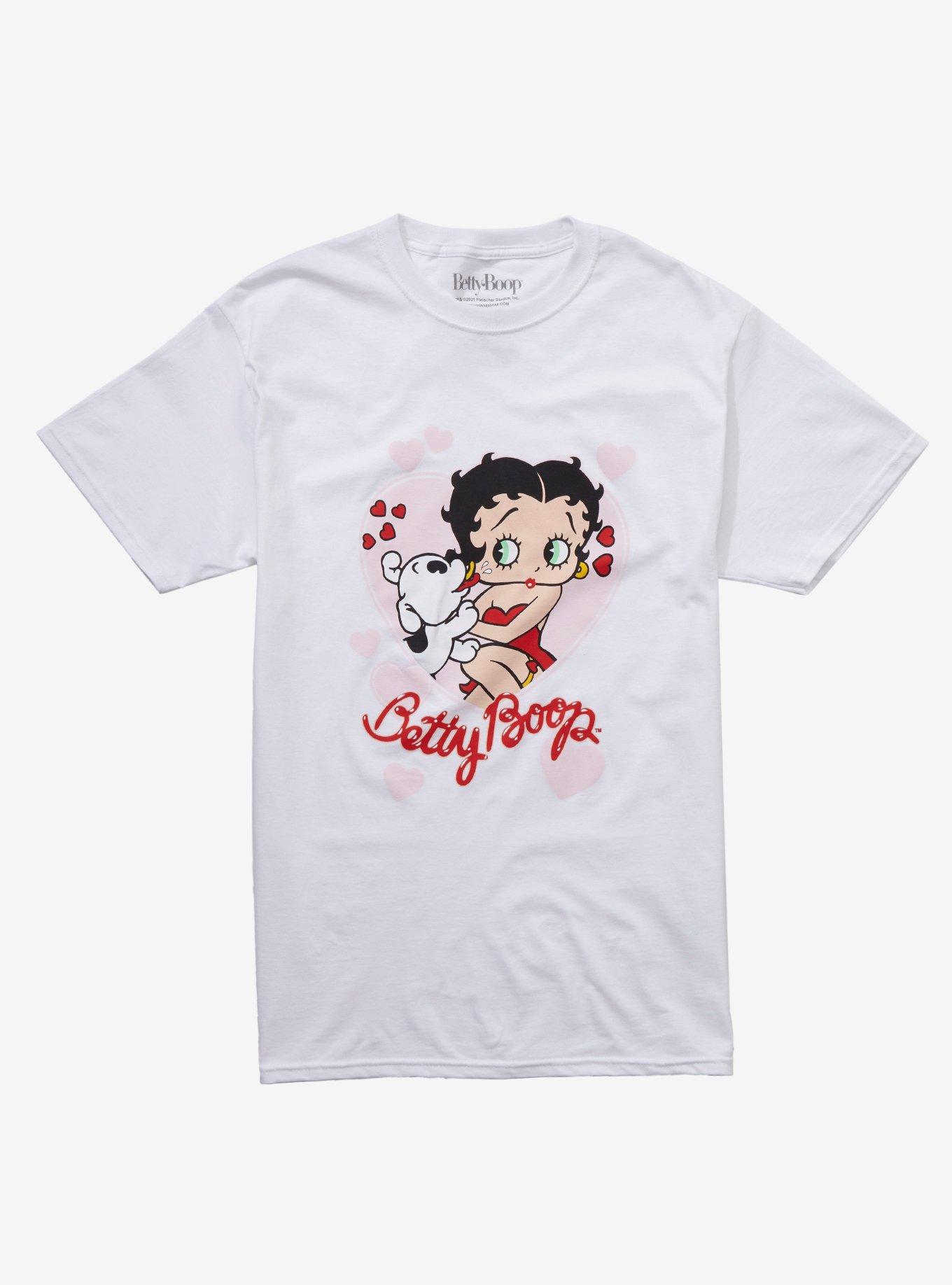 Betty Boop Boyfriend Fit Girls T-Shirt, MULTI, hi-res