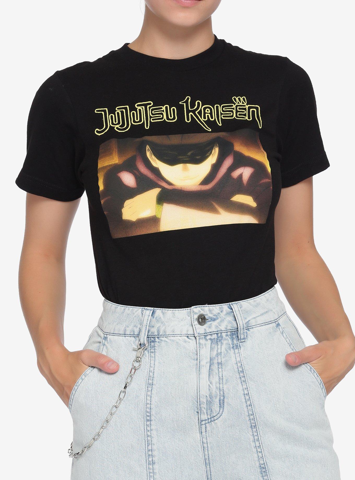 Jujutsu Kaisen Satoru Gojo Boyfriend Fit Girls T-Shirt, MULTI, hi-res