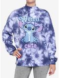 Disney Lilo & Stitch Weird But Cute Wash Mock Neck Sweatshirt, MULTI, hi-res