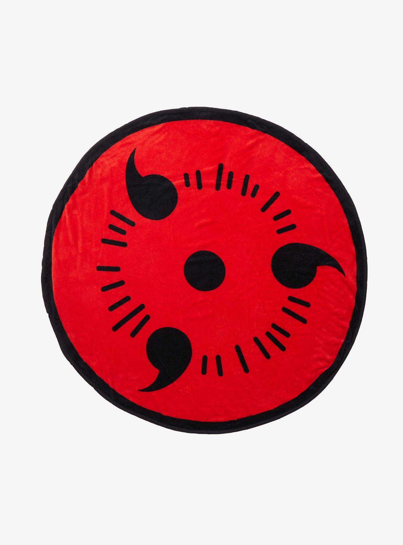 Naruto Shippuden Sharingan Eye Round Throw Blanket Hot Topic