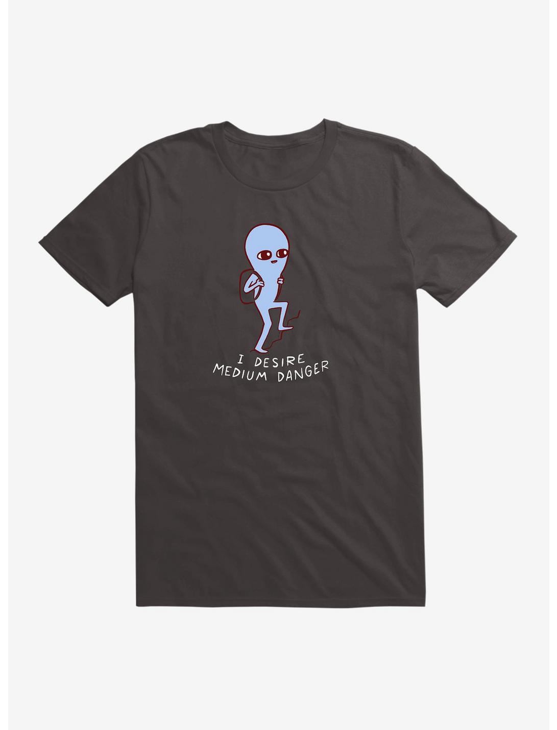 Strange Planet Medium Danger T-Shirt, BLACK, hi-res