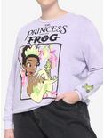 Disney The Princess And The Frog Lavender Girls Sweatshirt Plus Size, MULTI, hi-res