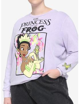 Disney The Princess And The Frog Lavender Girls Sweatshirt Plus Size, , hi-res