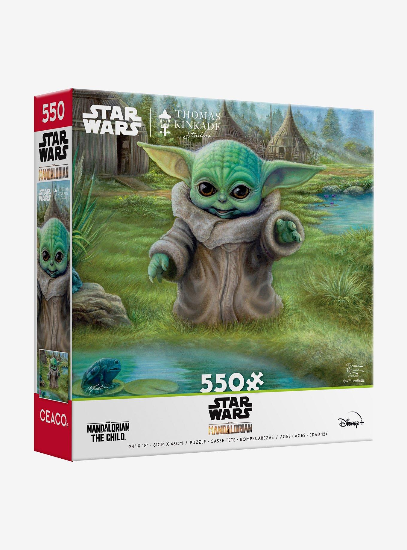 Thomas Kinkade Star Wars The Mandalorian The Child  at Play 550-Piece Puzzle, , hi-res