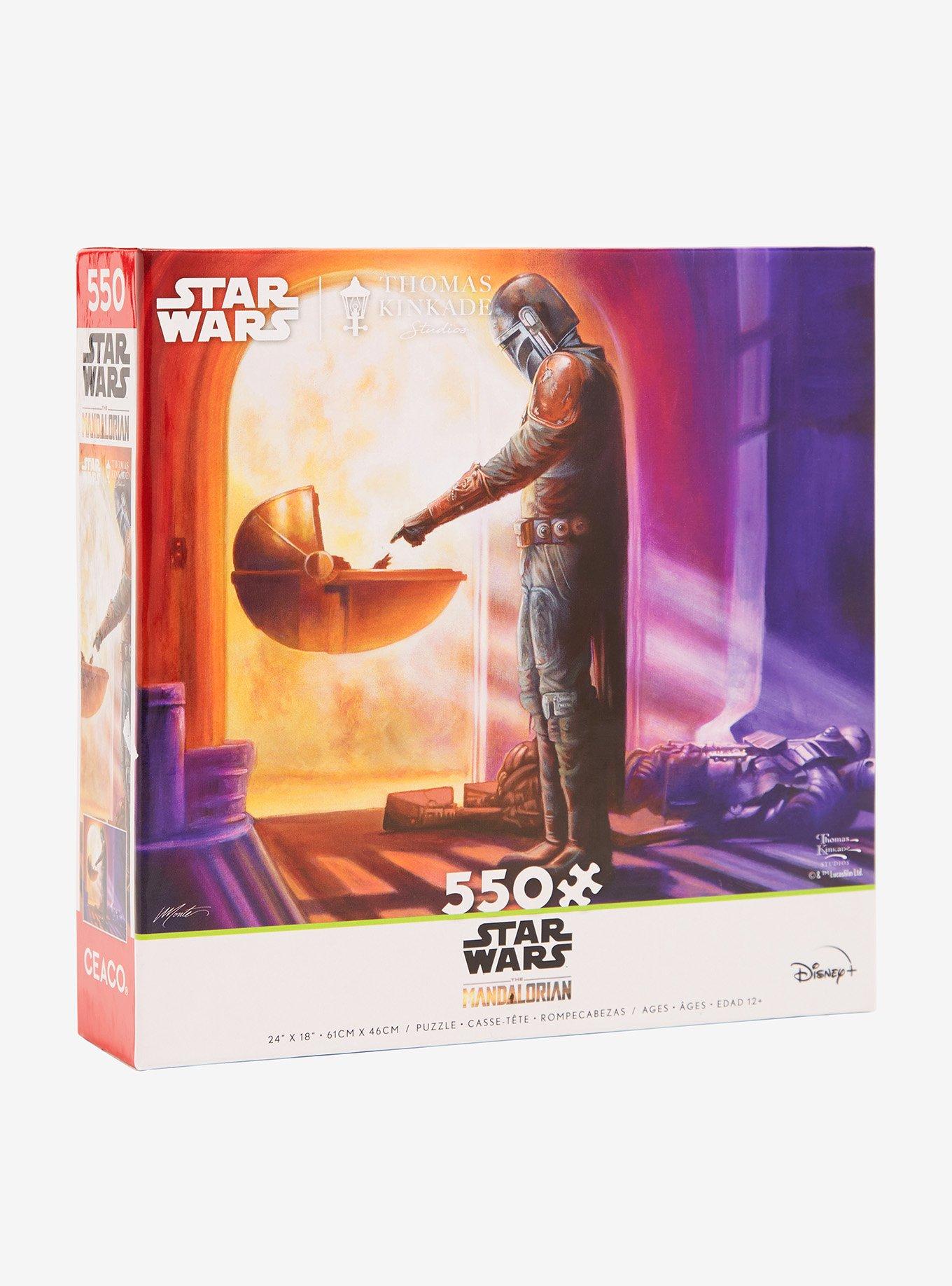 Thomas Kinkade Star Wars The Mandalorian & The Child 550-Piece Puzzle, , hi-res