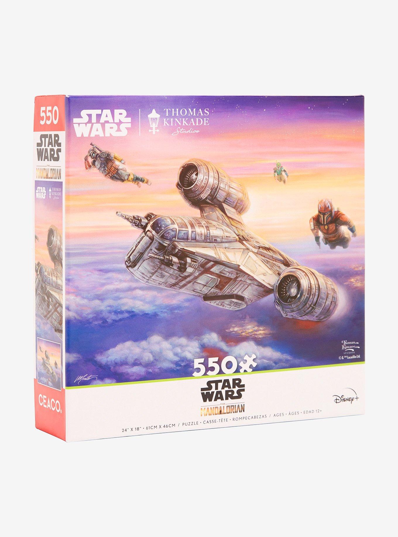 Thomas Kinkade Star Wars The Mandalorian Razor Crest 550-Piece Puzzle, , hi-res