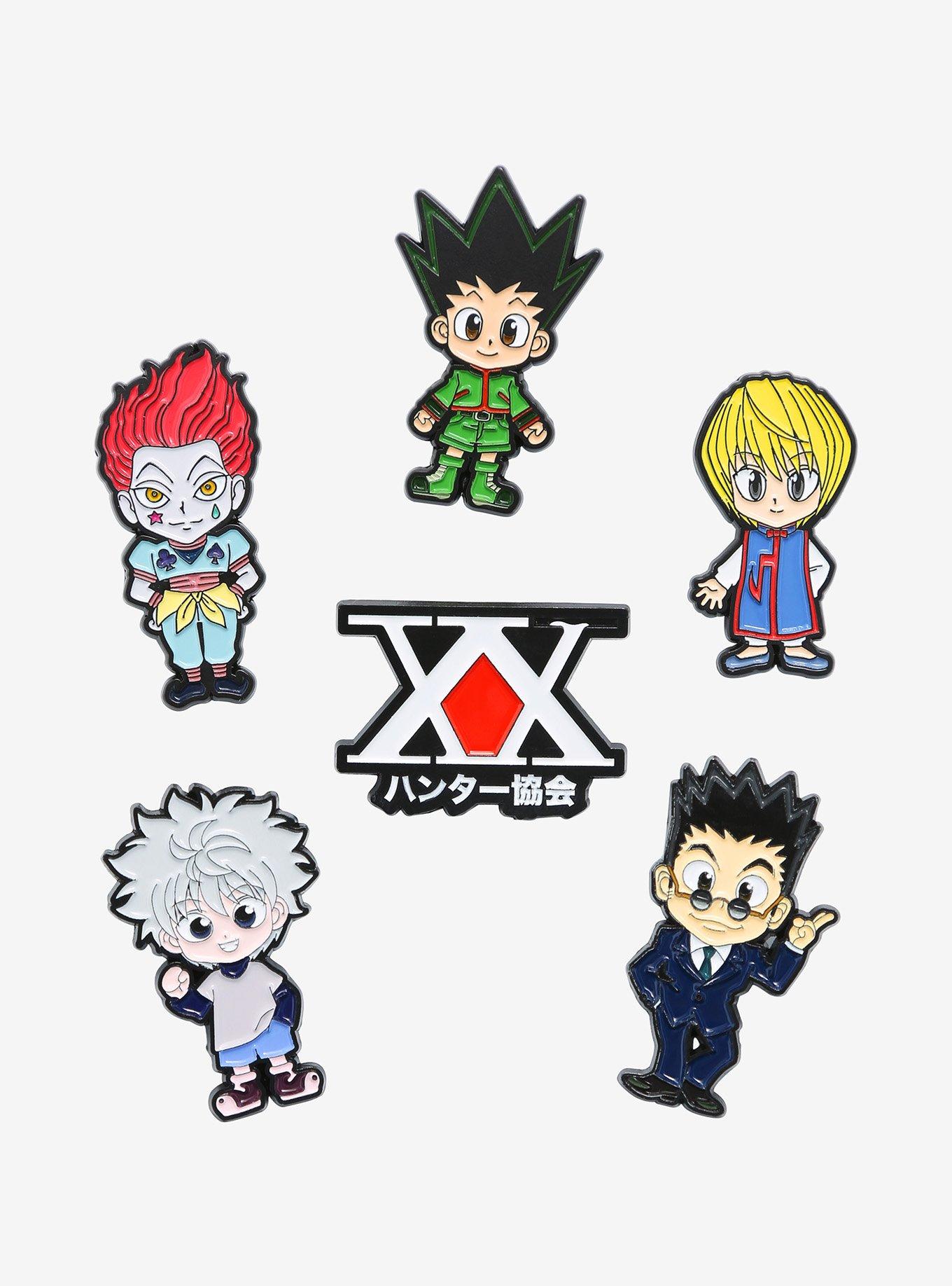 Pin Badge Anime Hunter X Hunter Personagens - Pack de 6 - Objecto