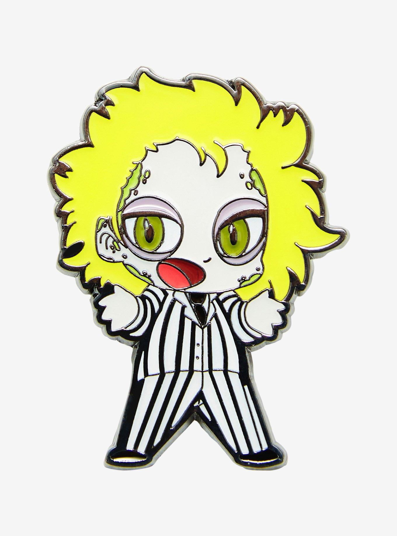 Beetlejuice Chibi Betelgeuse Enamel Pin - BoxLunch Exclusive, , hi-res