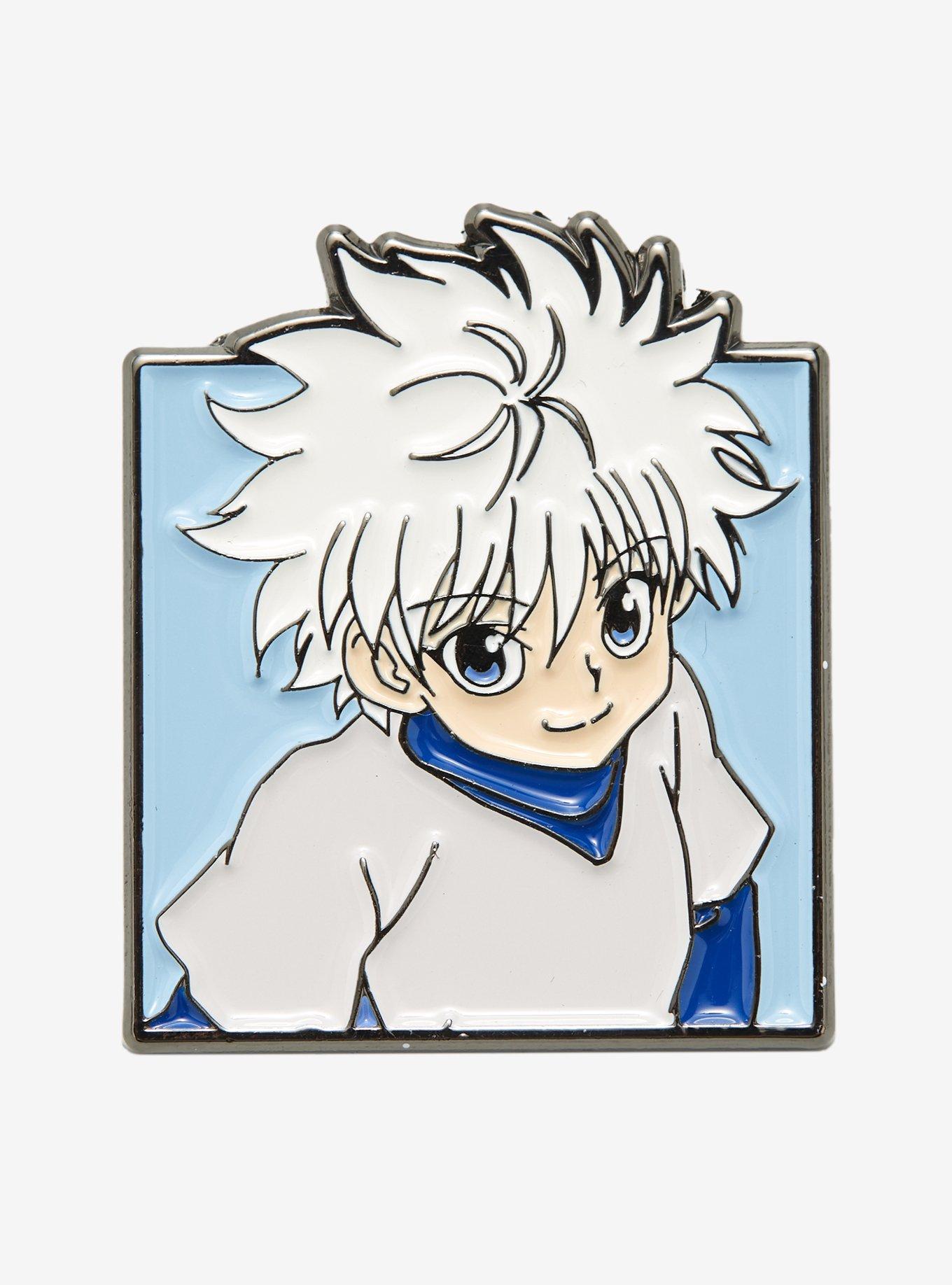 Hunter x Hunter Killua Zoldyck Portrait Enamel Pin - BoxLunch Exclusive, , hi-res