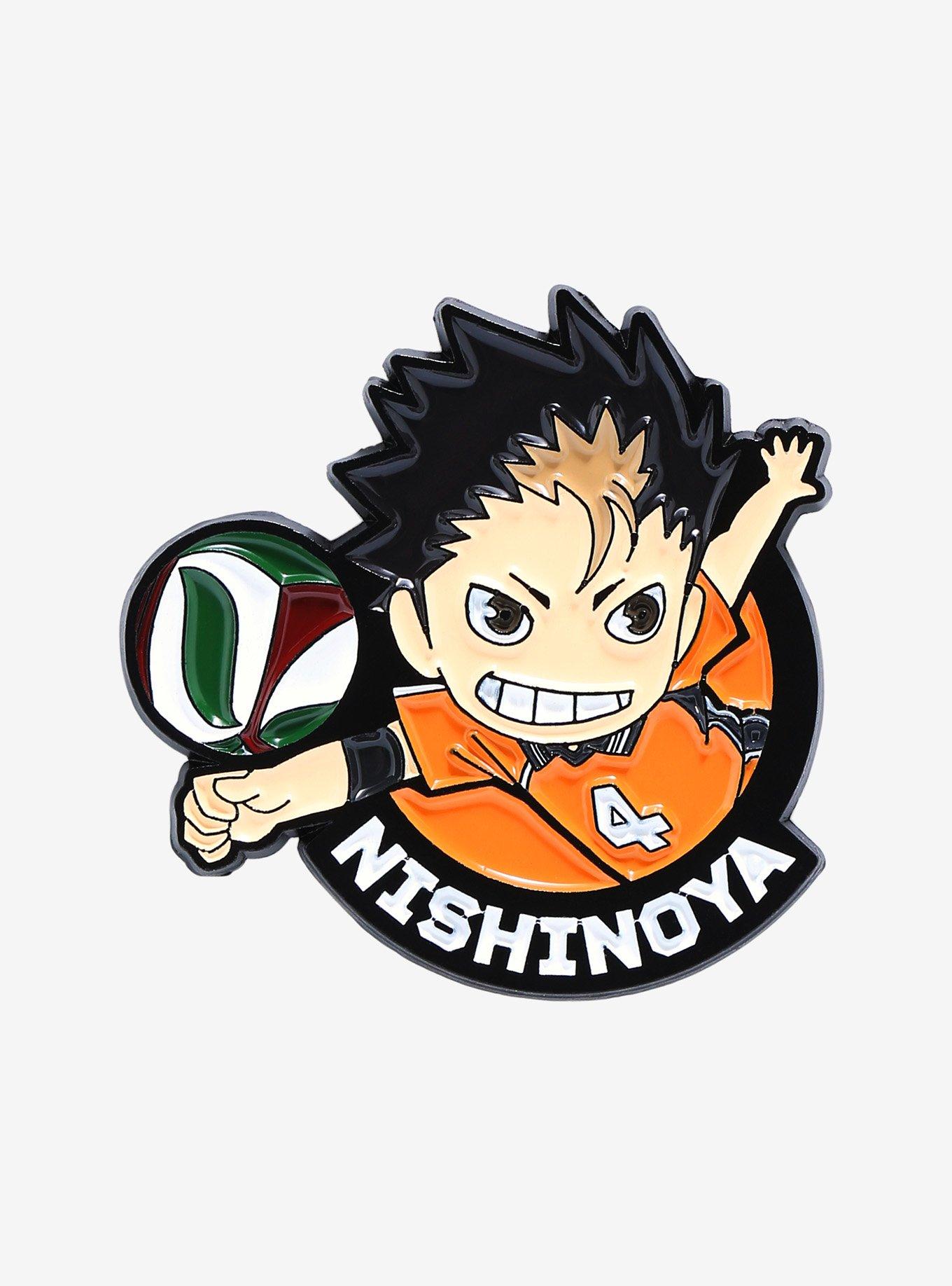 Haikyu!! Chibi Yu Nishinoya Enamel Pin - BoxLunch Exclusive, , hi-res